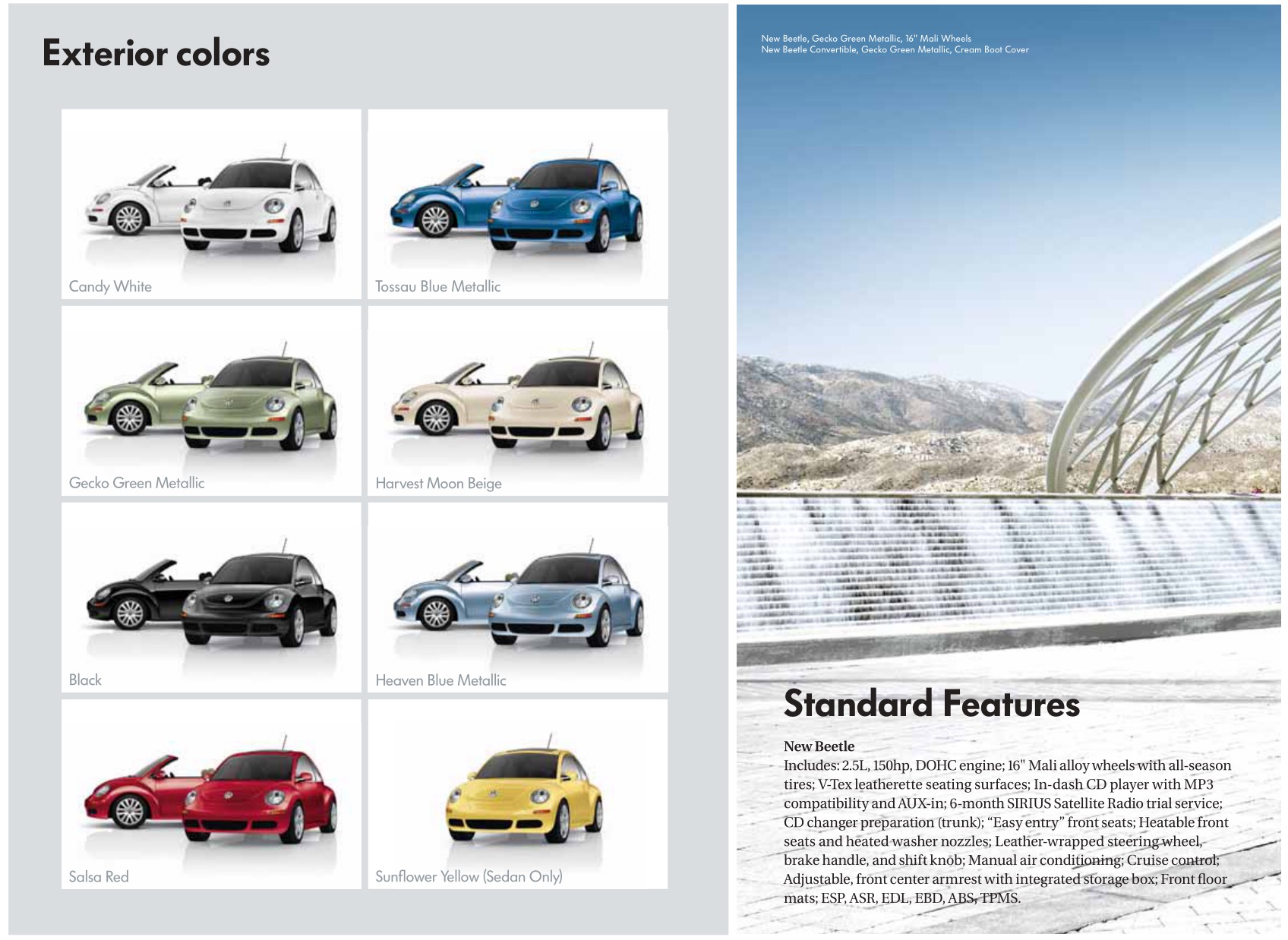 2010 VW Beetle Brochure Page 22